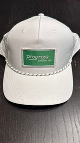Progress Patch Dri Fit Hat White