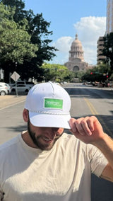 Progress Patch Dri Fit Hat White
