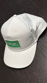 Progress Patch Dri Fit Hat White