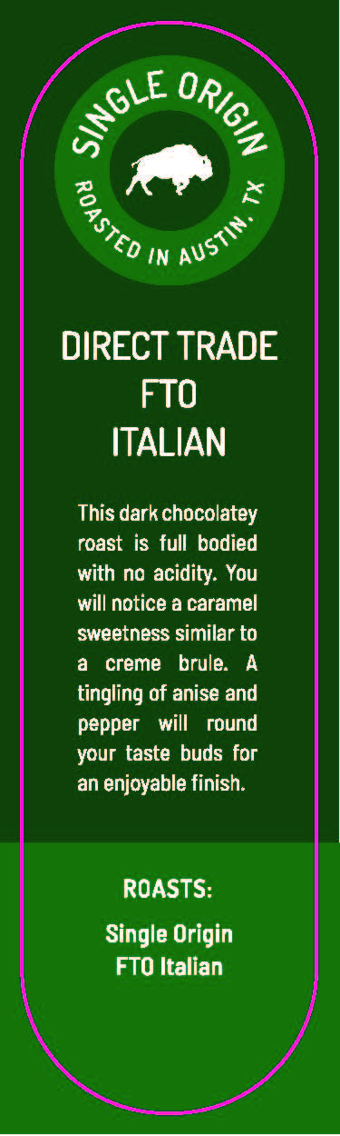 Fair Trade Organic Italian Roast (16 oz)